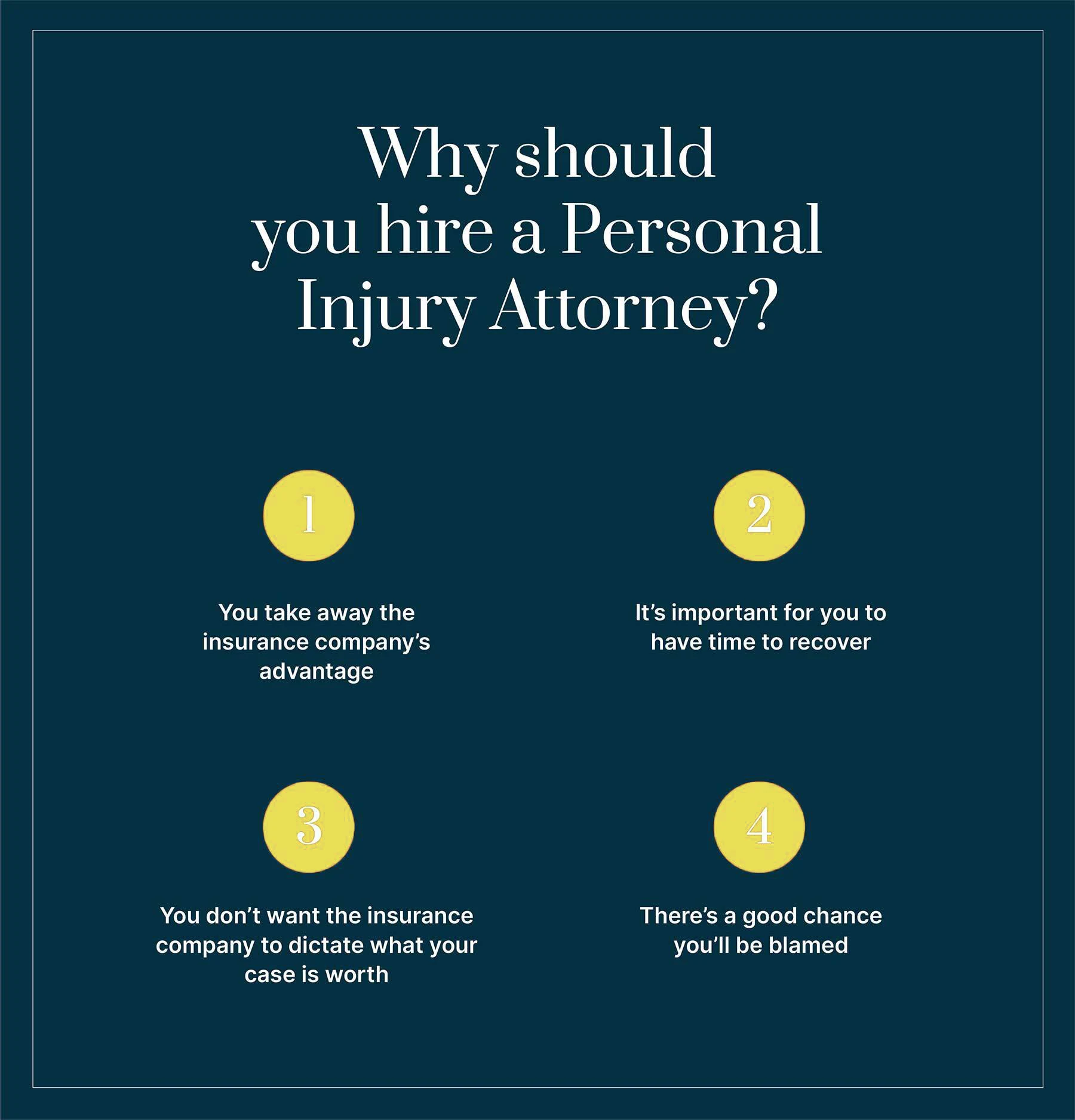 why hire a personal injury lawyer